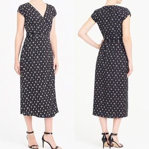 J. Crew | Mercantile Floral Wrap Midi Dress